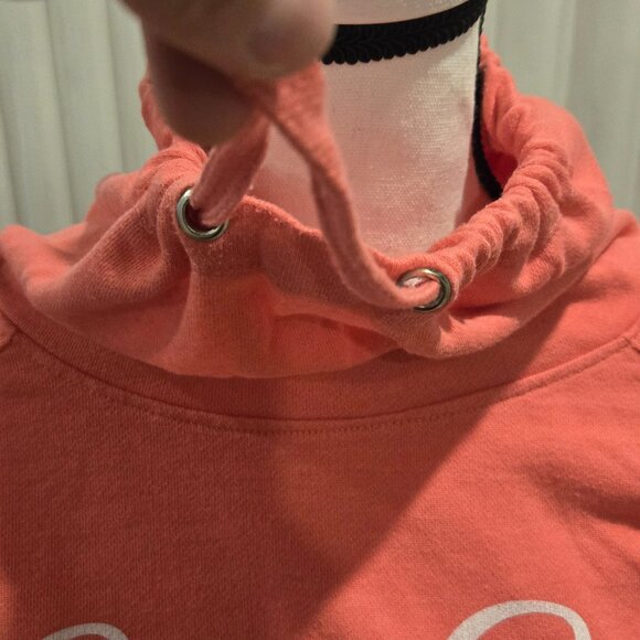 soft as a grape Cape Cod coral pink Sweater turtle neck  large neck sweater L - Picture 3 of 7